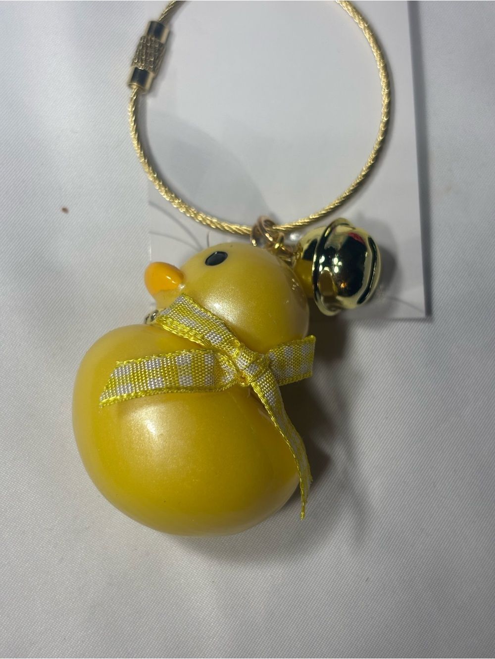 New Bag Charm Yellow Duck Keychain Bag Charm